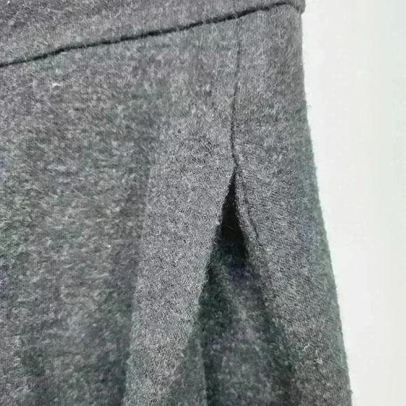 BRUNELLO CUCINELLI WOMAN'S BLACK CASHMERE ANKLE WORK PANTS L (34×23) SIDE POCKET - Picture 5 of 16